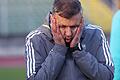 Völlig entnervt: FC-05-Trainer Christian Gmünder konnte das schwache Zweikampfverhalten der Schweinfurter in Augsburg nicht fassen.