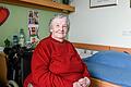 Die 93-jährige Edeltraud Müller lebt seit etwa einem Jahr im Seniorenstift Juliusspital. Sie hat früher selbst jahrelang ihre kranke Tochter gepflegt.
