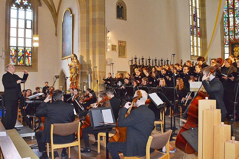 Werke von Franz Schubert, Johann Sebastian Bach und Gabriel Rheinberger standen auf dem Programm beim Frühjahrskonzert der Berufsfachschule für Musik in der Stadtpfarrkirche Bad Königshofen. Die Leitung im ersten und dritten Teil lag bei Schulleiter Elmar Koch.