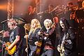 Rock meets Classic: Kevin Cronin von REO Speedwagen (Zweiter von rechts) mit der Mat-Sinner-Band und dem RmC-Symphony-Orchestra.