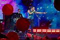 Erstes Deutschland-Konzert der britischen Band Coldplay       -  Chris Martin, Sänger der britischen Band Coldplay, bei einem Konzert im Rahmen der &bdquo;Music of the Spheres Tour 2024&rdquo;. (Archivfoto)