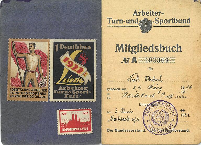 Michael Nick trat der Turngemeinde Karlstadt am 3. Juni 1921 bei. Michael Nick trat der Turngemeinde Karlstadt am 3. Juni 1921 bei. 