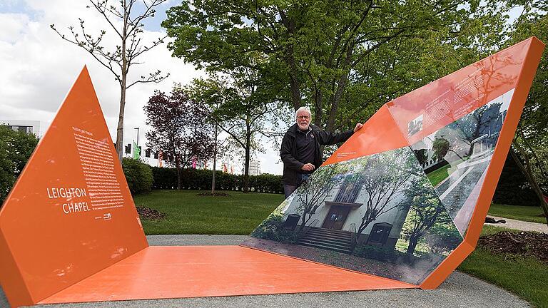 Roland Flade hat auf der Landesgartenschau am Hubland eine Ausstellung konzipiert.