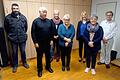 Auf dem Foto zu sehen von links Sandra Wohlfart Michael Krumm, Rolf Hirschlein, Johanna Förster, Martina Gräf, Andrea Stühler-Holzheimer, Annette Dorn.