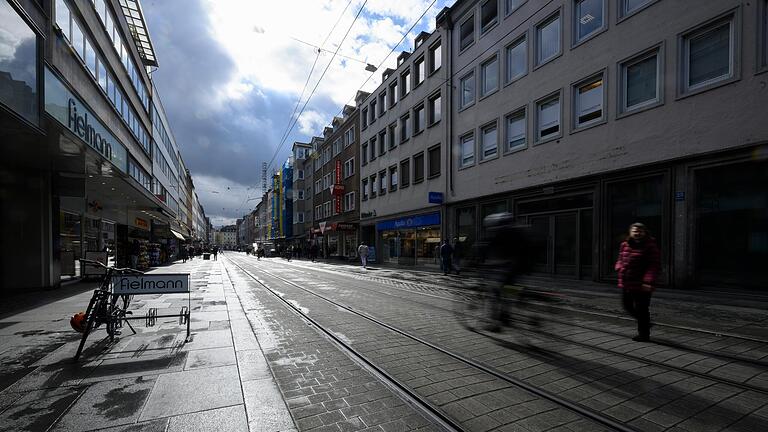 Die Kaiserstraße wurde 2018 saniert. Trotzdem ist hier die Leerstandsquote in Würzburg am höchsten.&nbsp;