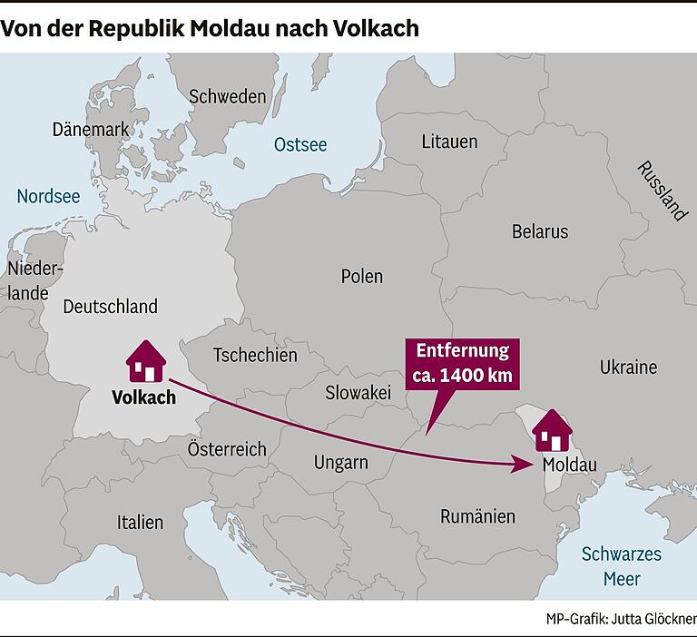 Verliebt in Volkach: Vor 20 Jahren war Natalia Svet hier Au-pair, nun kehrte sie zurück - für immer?