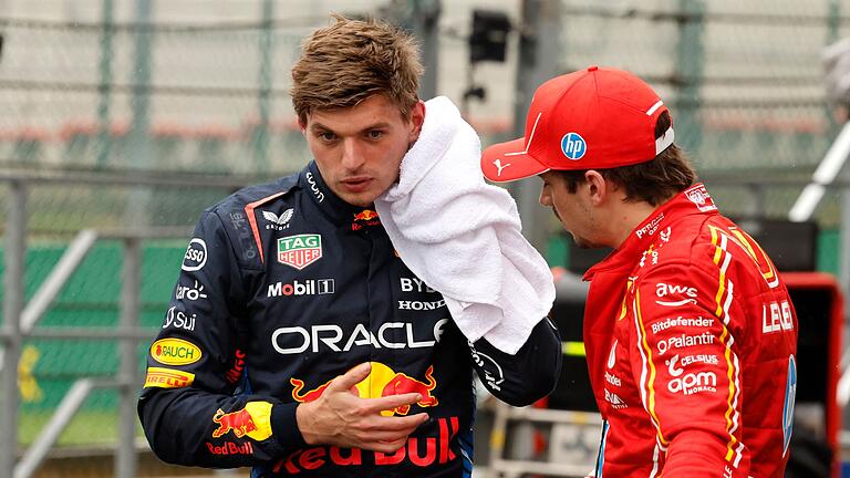Großer Preis von Belgien - Max Verstappen startet trotz Pole Position hinter Charles Leclerc. Großer Preis von Belgien - Max Verstappen startet trotz Pole Position hinter Charles Leclerc.