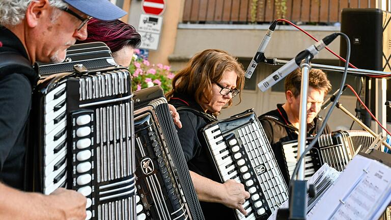 Die Ziehharmonika kann mehr als Volks- und Seemannslieder. Das zeigte die 'Harmonic Factory' aus Theilheim eindrucksvoll.