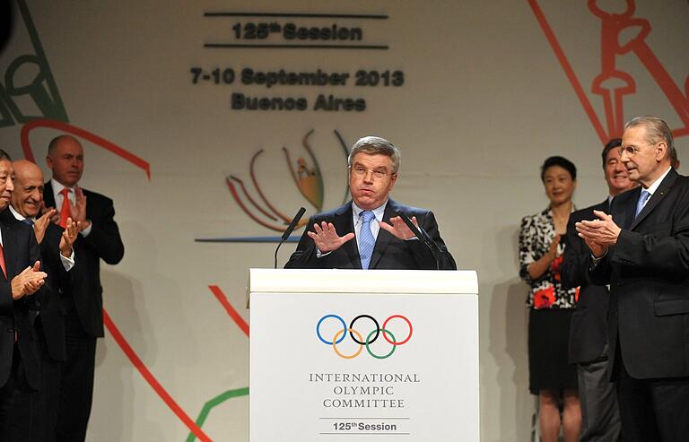 Beginn einer langen Amtszeit: Im September 2013 wurde Thomas Bach in Buenos Aires zum neunten Präsidenten des Internationalen Olympischen Komitees gewählt.