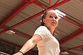 Alena aus Kitzingen hochkonzentriert bei den Tryouts.