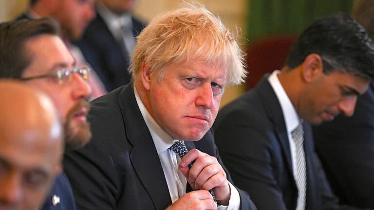 Boris Johnson.jpeg       -  Boris Johnson konnte als Premierminister gut, bisweilen gar mit Humor austeilen. Doch der Inhalt des Berichtes über seinen Umgang mit 'Partygate' ist eher nicht zum Lachen.