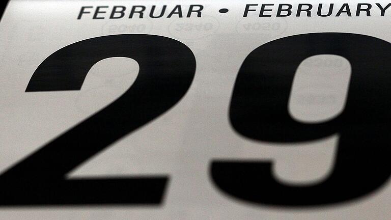 Ein Abreißkalender mit dem Datum des 29. Februar.