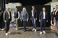 Der alte und neue Vorstand von 'Würzburg macht Spaß': Wolfgang Weier (Geschäftsführer), Joachim Beck (expert Beck), Fabian Steigerwald (Funkhaus Würzburg),Sabine Wolfinger (Spielzeugwiese), Matthias Faller (Main-Post), Florian Volk (Allianz Generalvertretung Volk) und Andre Hahn (Stadt Würzburg FB WWS).