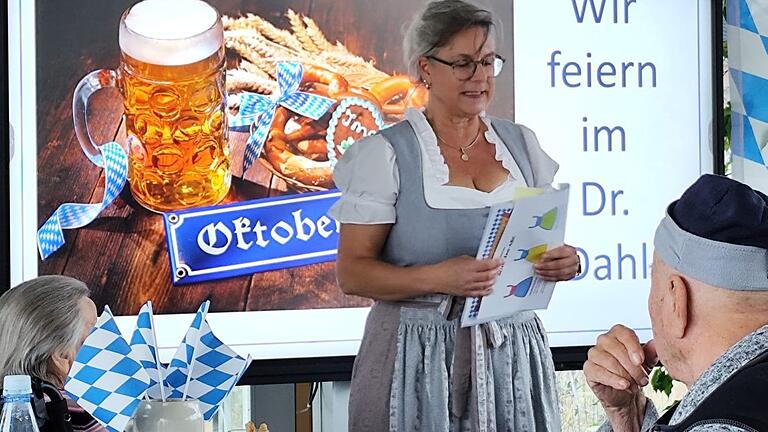 Wissenwertes und amüsantes über das Oktoberfest gab es bei der Feier im BRK-Altenheim.