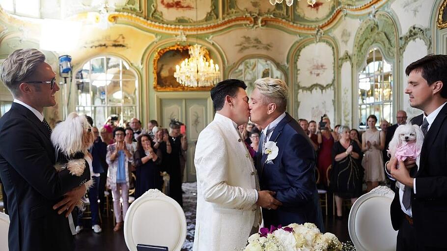 Heute Abend endet die Doku-Soap rund um die Hochzeit von Hubert und Matthias auf Vox.  Foto: RTL Media-Group       -  Heute Abend endet die Doku-Soap rund um die Hochzeit von Hubert und Matthias auf Vox.  Foto: RTL Media-Group
