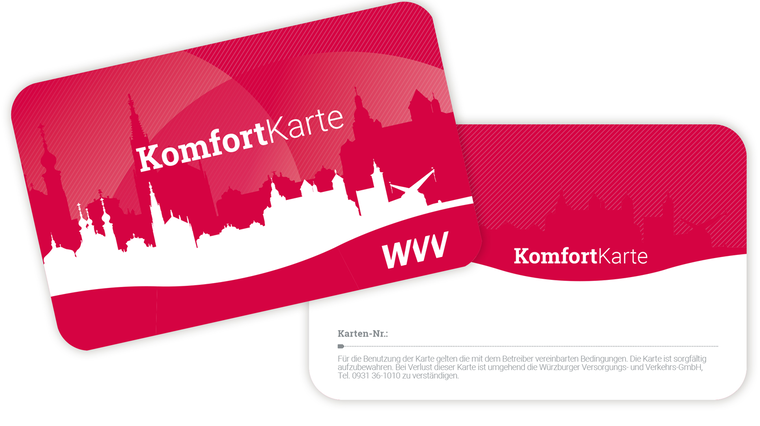 Bequem und einfach - die WVV Komfortkarte
