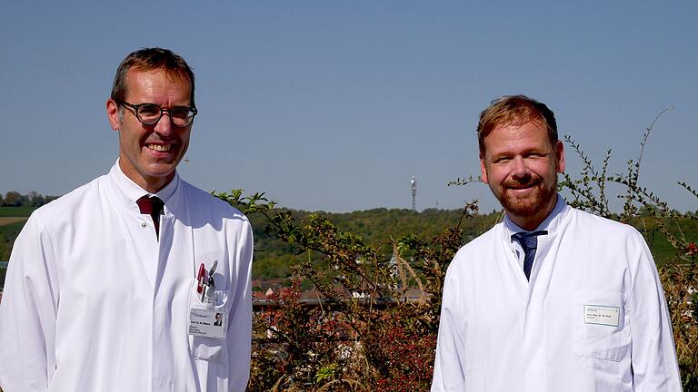 Die beiden neuen Ärztlichen Direktoren des Klinikums Würzburg Mitte: Professor Dr. Mathias Mäurer Privat-Dozent Dr. Matthias Held.