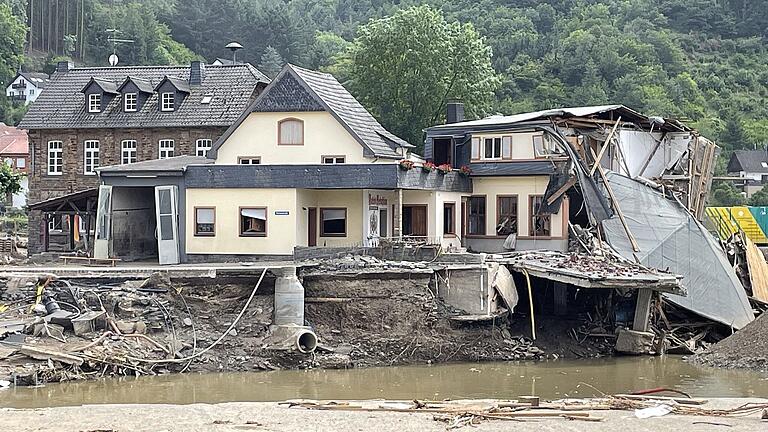 Flutschäden an der Ahr. Flutschäden an der Ahr.