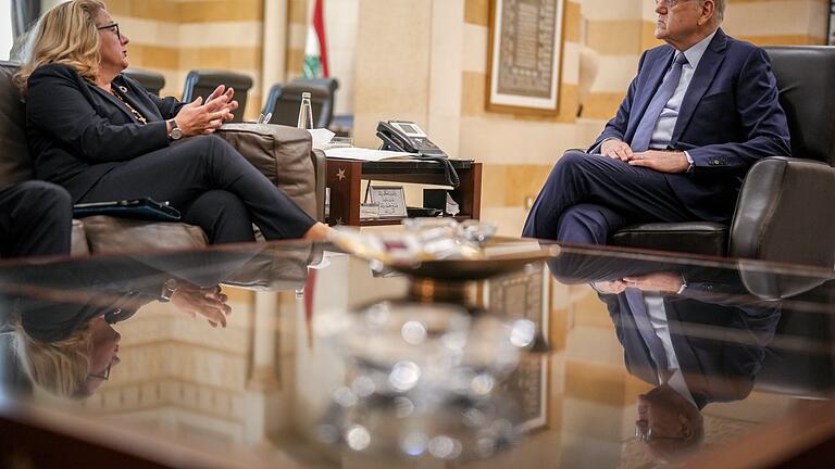 Entwicklungsministerin Schulze im Libanon       -  Entwicklungsministerin Schulze auf Kurzbesuch im Libanon.