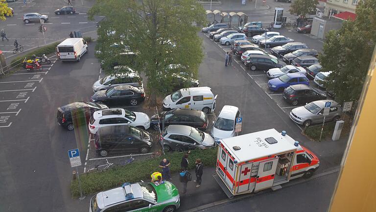 Unfall am Kardinal-Faulhaber-Platz. Unfall am Kardinal-Faulhaber-Platz.