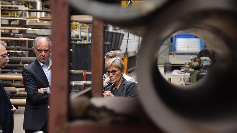 Mitglieder des Gremialausschusses Main-Spessart der Industrie- und Handelskammer (IHK) Würzburg-Schweinfurt bei einer Werksbesichtigung vor vier Jahren. Die dieswöchige Sitzung war nur digital. Mitglieder des Gremialausschusses Main-Spessart der Industrie- und Handelskammer (IHK) Würzburg-Schweinfurt bei einer Werksbesichtigung vor vier Jahren. Die dieswöchige Sitzung war nur digital. 