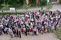Aufstellen zum großen Gruppenbild der Festteilnehmer. Links vorne der Festreferent Dr. Frank Matthias Kammel. Foto: Heike Beudert       -  Aufstellen zum großen Gruppenbild der Festteilnehmer. Links vorne der Festreferent Dr. Frank Matthias Kammel. Foto: Heike Beudert