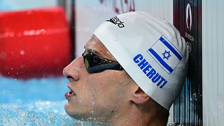 Paris 2024 - Schwimmen       -  Schwimmer Meiron Cheruti aus Israel erlebt nicht nur sportlich schwierige Sommerspiele.