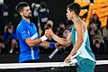 Carlos Alcaraz       -  Carlos Alcaraz (r.) unterstützt die Klage der Spielergewerkschaft um Novak Djokovic nicht.