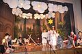 Ein Kindertheater stand im Mittelpunkt der Weihnachtsfeiern der Firma HeidelbergCement AG im Saalbau der Kirchhoff-Stiftung in Lengfurt.