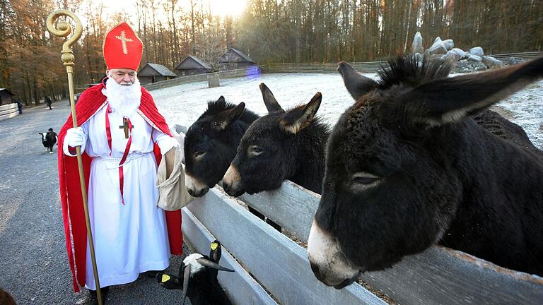 Schon Tradition hat der Besuch des Nikolaus' im Wildpark Klaushof. Schon Tradition hat der Besuch des Nikolaus' im Wildpark Klaushof.
