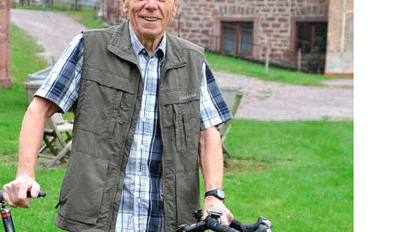 Eugen Heinz: Mit 80 war er noch auf dem Rennrad unterwegs.
