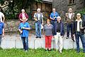 Zum 25-jährigen Jubiläum des Heimat- und Kulturvereins Rieden wurden die Gründungsmitglieder geehrt (hinten von links) Vorsitzender Jochen Pfeuffer, Ralf Veigel, Josef Fick, Willi Pfeuffer, Norbert Reuß und Armin Keller, (vorne von links)&nbsp; Werner Rath, Gerhard Keller, Maria Baumann-Rüth und Hans-Georg Rüth sowie Oswald Blesch.