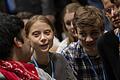 25. UN-Klimakonferenz in Madrid - Greta Thunberg       -  Klimaaktivistin Greta Thunberg bei einem Sit-in in Madrid. Sie ist zum Weltklimagipfel in die spanische Hauptstadt gekommen.
