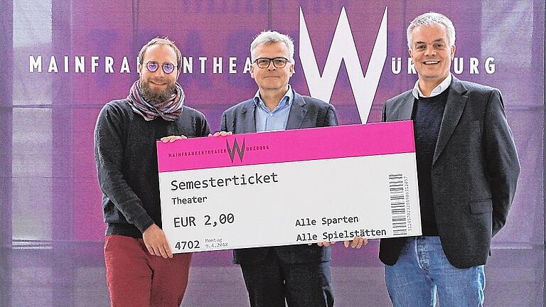 Machen sich für ein Semesterticket Theater stark (von links): Initiator Stephan Hemmerich, Intendant Markus Trabusch und kaufmännischer Leiter Dirk Terwey.