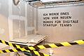 Bei einem Netzwerktreffen im Starthouse Spessart durften Besucherinnen und Besucher einen Blick auf die Baustelle werfen, wo die neuen Büros des Gründerzentrums entstehen.&nbsp;