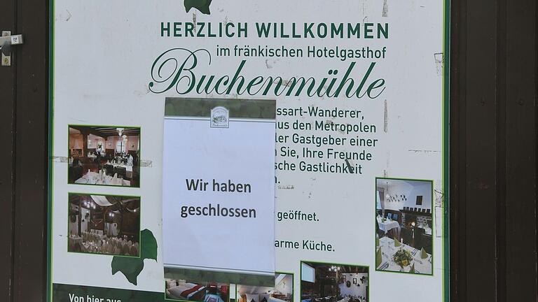 Der Hotelgasthof Buchenmühle unterhalb der Wallfahrtskirche Mariabuchen bleibt bis auf weiteres geschlossen. Der Hotelgasthof Buchenmühle unterhalb der Wallfahrtskirche Mariabuchen bleibt bis auf weiteres geschlossen.
