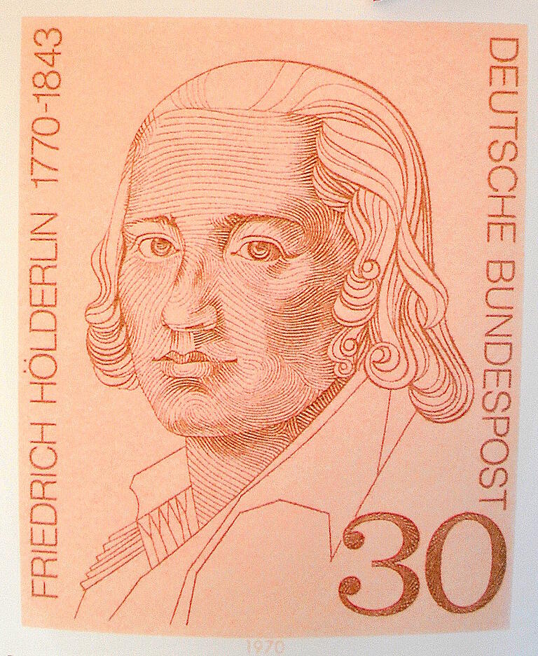Von Hölderlin gibt es eine Briefmarke. Von Hölderlin gibt es eine Briefmarke.