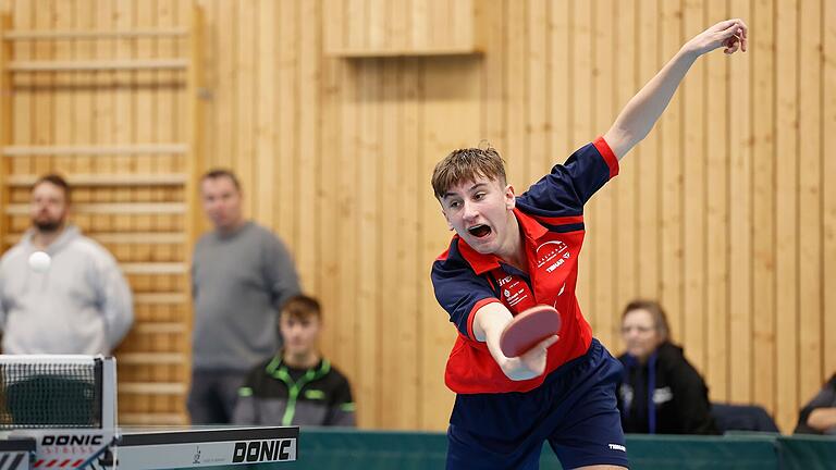 Ein Eigengewächs im Team des TTC Kist: Lorenz Schäfer.