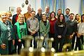 Beste Laune und viel Harmonie beim&nbsp; Vorstand des Wiesentheider Musik- und Gesangvereins (von links): Sabine Berthold, Ursula Henneberger, Heinz Dürner, Doris Lang, Norbert Kestler, Gert Lang, Winfried Berthold, Laura Fischer, Edgar Roske, Jutta Fehlbaum, Petra Liebald, Celine Jänsch, Kilian Berthold, Wolfgang Lurati, Michaela Barthel und Katrin Göpfert.