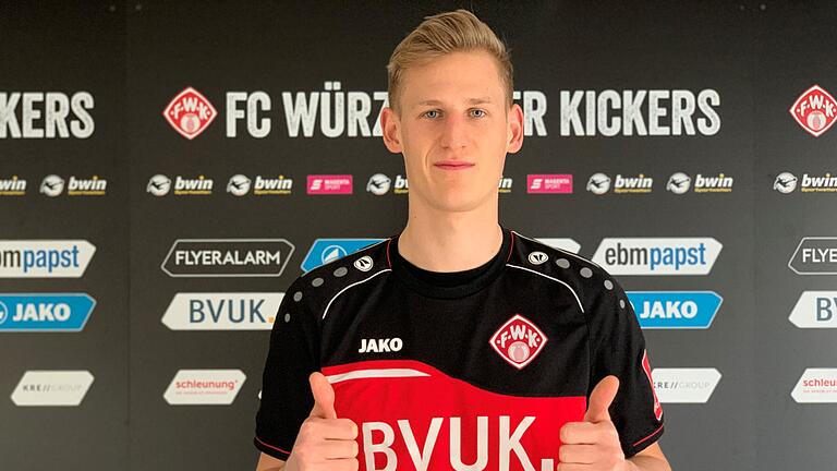 Freut sich auf die Würzburger Kickers: Abwehrspieler Niklas Hoffmann.