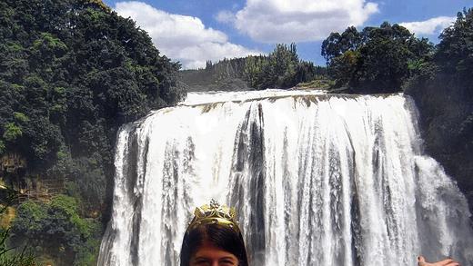 Die privaten Momente einer Reise: Besuch des größten Wasserfalls in China. Die privaten Momente einer Reise: Besuch des größten Wasserfalls in China.