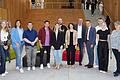 Rita Weiß zusammen mit Kristin Weißenberger, Dennis Szabo, Mahdi Razai, Christine Scheuring, Fabian Thüncher, Franziska Lutz, Joachim Sagstetter, Karl Straub, Benjamin Gallagher, Chantal Brietzke und Yvonne Illing