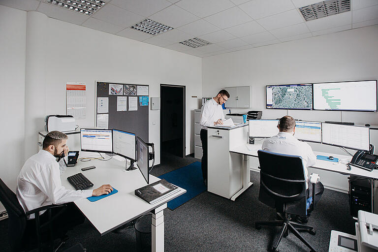 Beim Würzburger Sicherheitsdienst Janus läuft heutzutage alles digital. Beim Würzburger Sicherheitsdienst Janus läuft heutzutage alles digital.