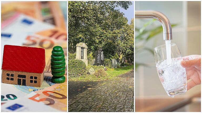 Der Stadtrat hat einen Hebesatz, sowie Friedhofs- und Wassergebühren festgelegt.       -  Der Stadtrat hat einen Hebesatz, sowie Friedhofs- und Wassergebühren festgelegt.