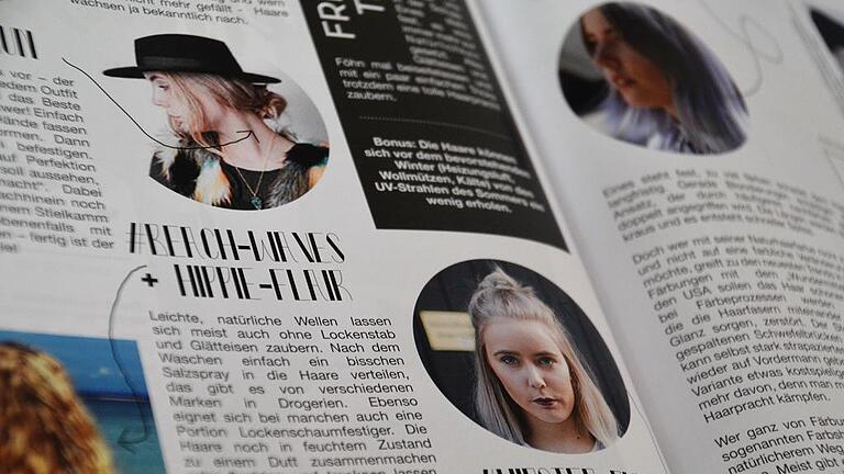 Blick ins ausgezeichnete Heft: Die Themen Freizeit, Mode, Lifestyle und Schulleben begeistern die jungen Leute. Blick ins ausgezeichnete Heft: Die Themen Freizeit, Mode, Lifestyle und Schulleben begeistern die jungen Leute.