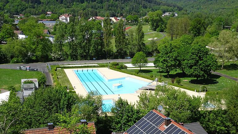 Das Freibad Saaleinsel in Gemünden öffnet wohl demnächst.