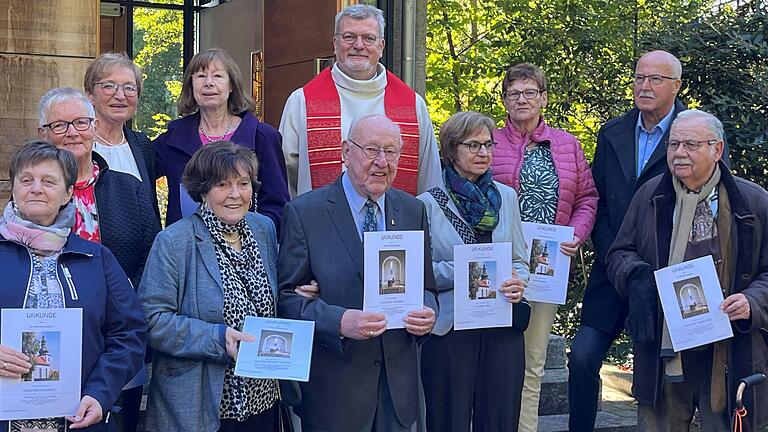 Jubelkonfirmation in Mellrichstadt.