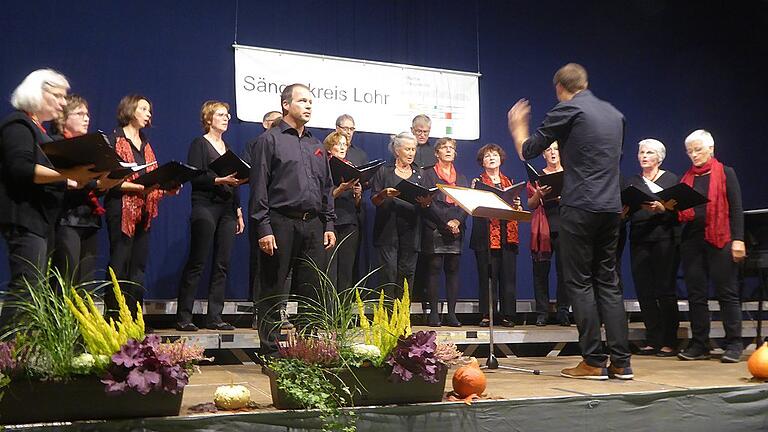 Der Chor &bdquo;Da Capo&rdquo; aus Lohr glänzte unter anderem mit dem Spiritual &bdquo;Oh happy day&rdquo;.