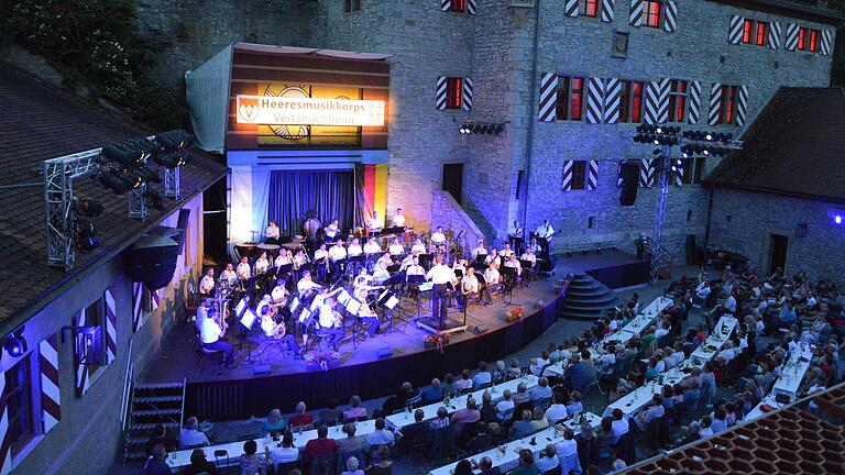 Das Heeresmusikkorps Veitshöchheim gastiert am 4. Juni 2020 bei den Frankenfestspielen. Das Heeresmusikkorps Veitshöchheim gastiert am 4. Juni 2020 bei den Frankenfestspielen.