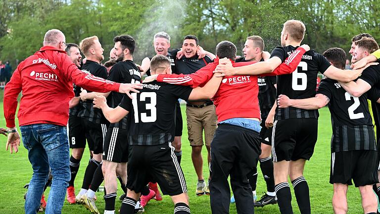 Kann der SV Rödelmaier nach dem Pokal-Knaller gegen den TSV 1860 München so jubeln wie gegen Münnerstadt im Mai?